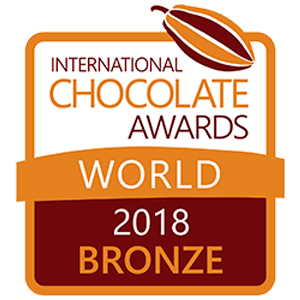 Medalha de bronze International Chocolate Awards Mundial 2018