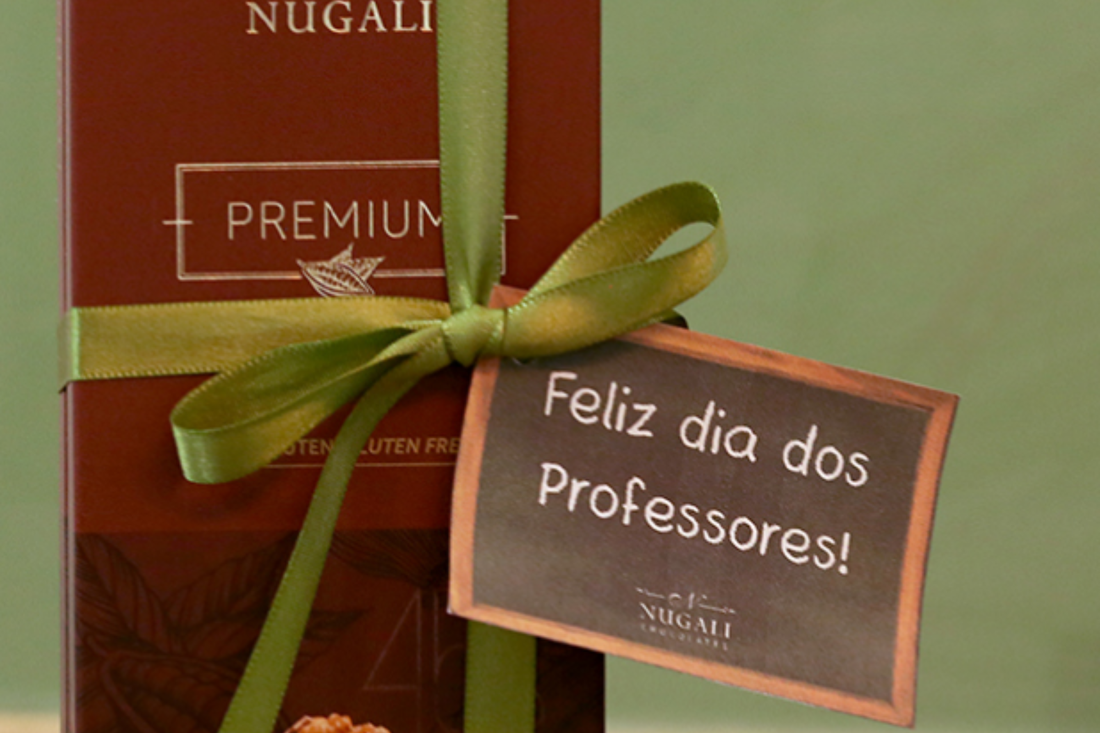 Lembrança para o dia do professor: chocolate