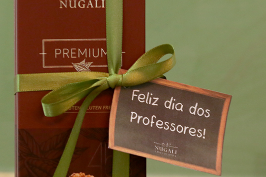 Lembrança para o dia do professor: chocolate