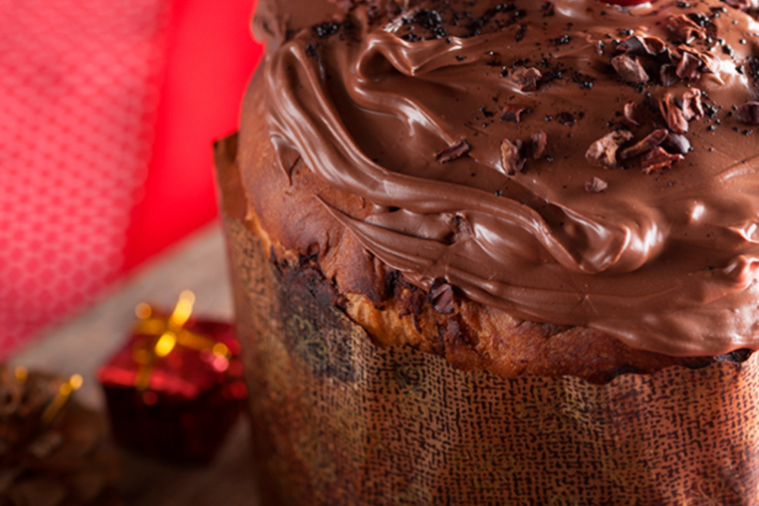 Receita - Charlote de Panetone e Chocolate