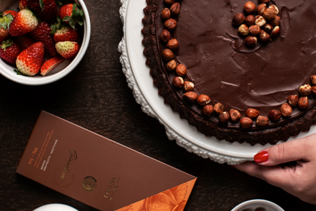 Torta de chocolate Gianduia