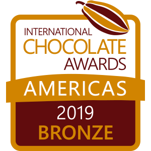 Medalha de bronze International Chocolate Awards Americas 2019