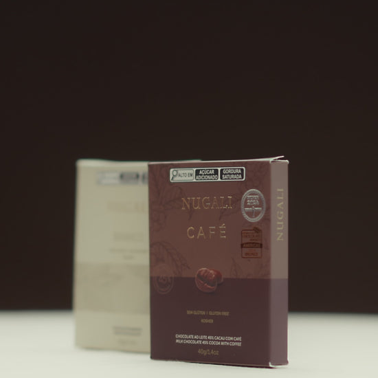 Chocolate ao leite premiado como o melhor das Américas com um sabor marcante do café.