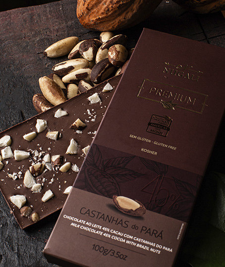 chocolate com castanha